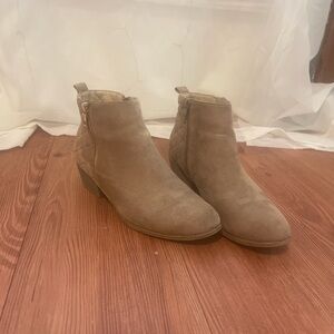 Xappeal Taupe Ankle Booties